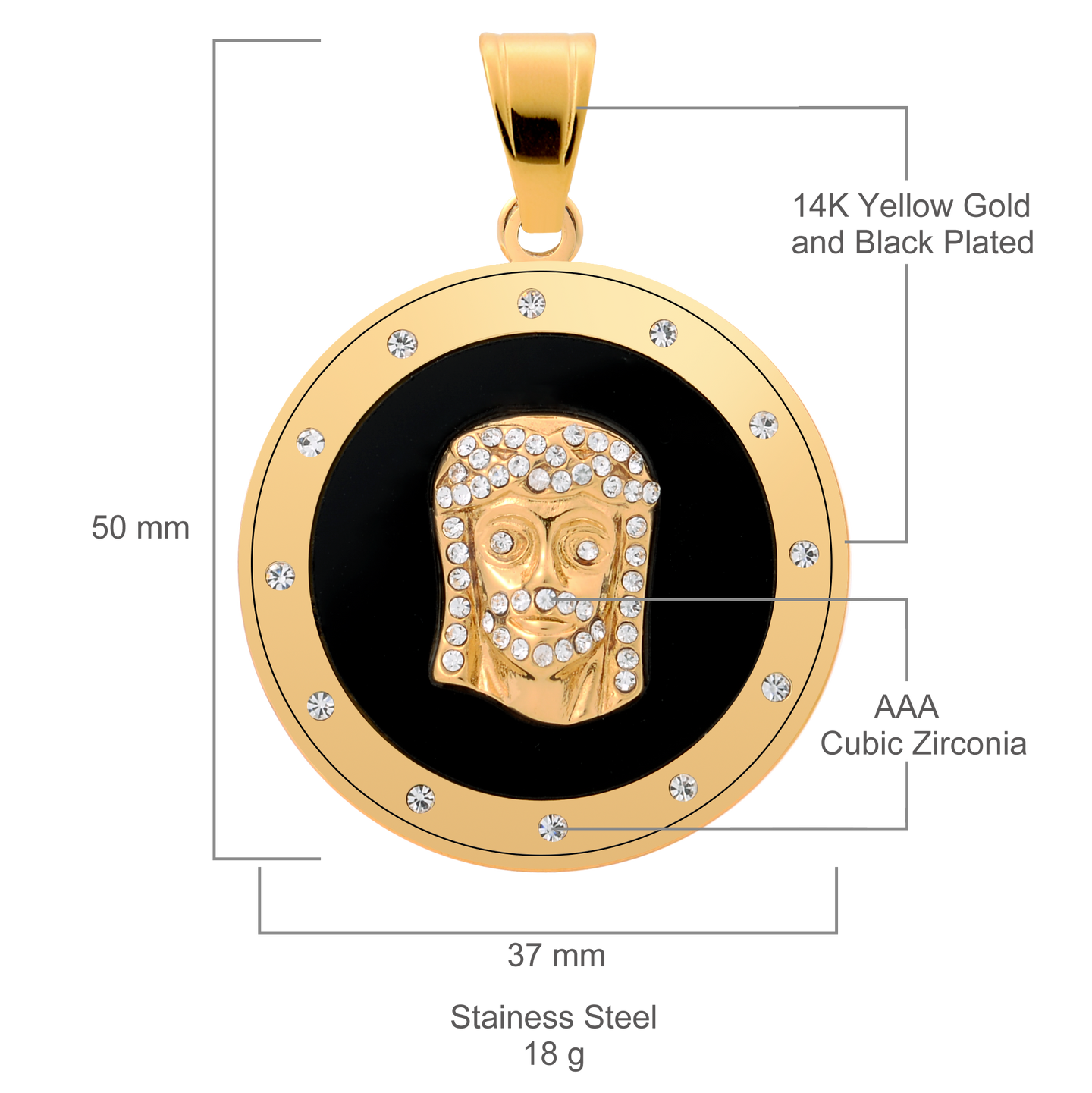 REDEEMER Steel Pendant | 938642