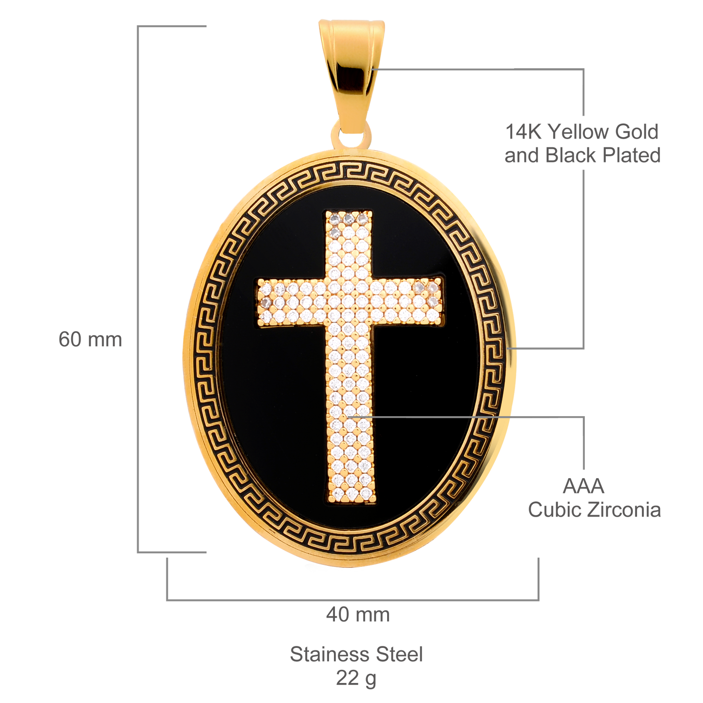 BISHOP Steel Pendant | 938662