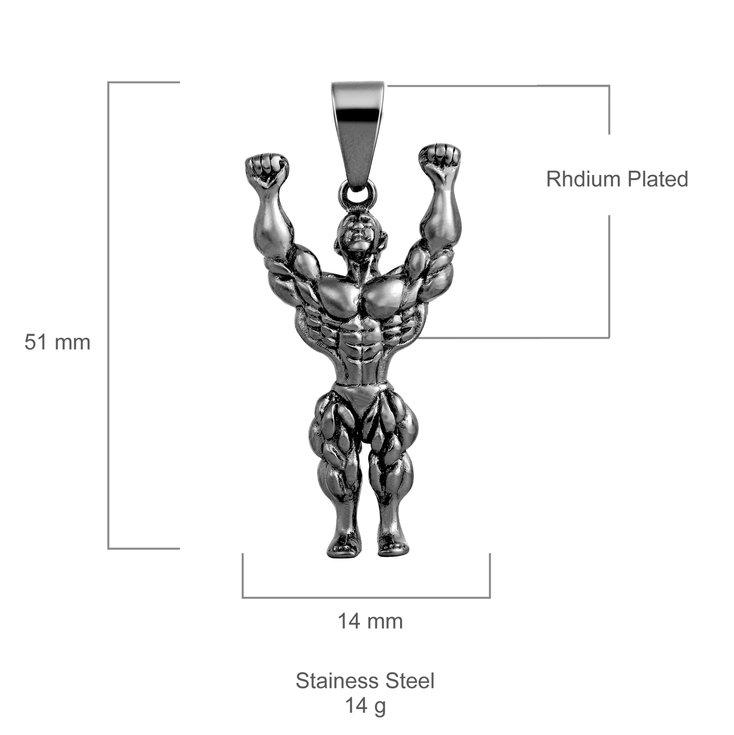MUSCLE Steel Pendant | 938751