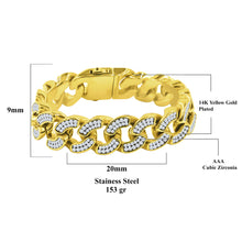 REFINED STEEL CUBAN BRACELET | 938821