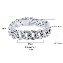 REFINED STEEL CUBAN BRACELET | 938821