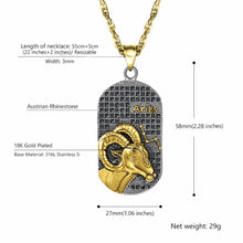 IMPERIAL Aries Stainless Steel Chain & Charm | 939052