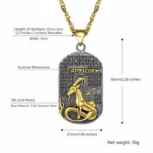 IMPERIAL Capricorn Stainless Steel Chain & Charm | 939072