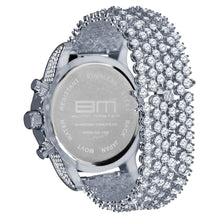 BURNISH CZ ICED OUT WATCH | 5110291