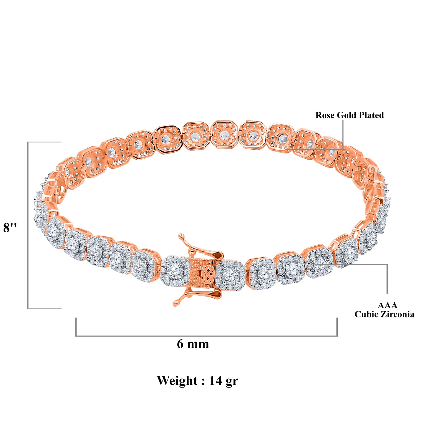 ICECUBE 6MM SQUARE TENNIS Bracelet | 962481
