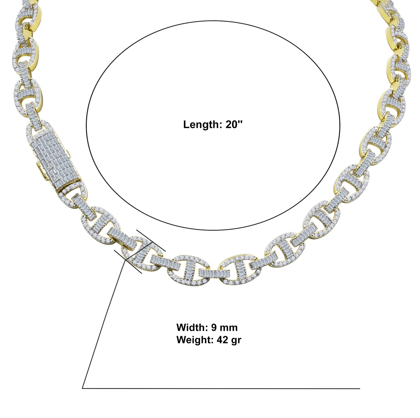 ELITE 6MM Iced Out CZ Chain | 962542