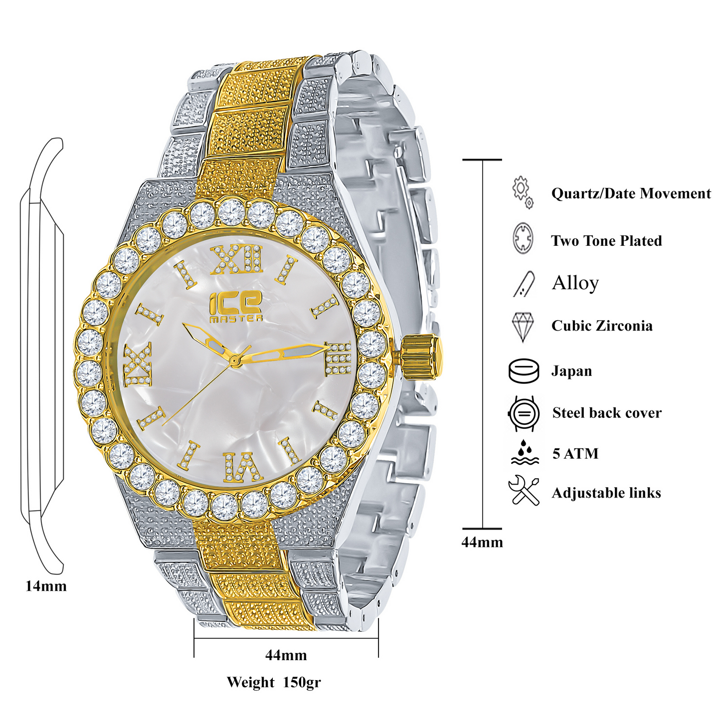 STYLIN HIP HOP METAL WATCH | 5627258