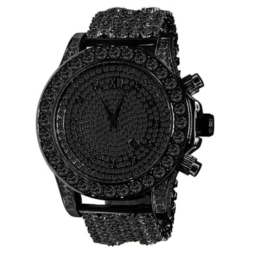 BURNISH CZ ICED OUT WATCH | 5110293