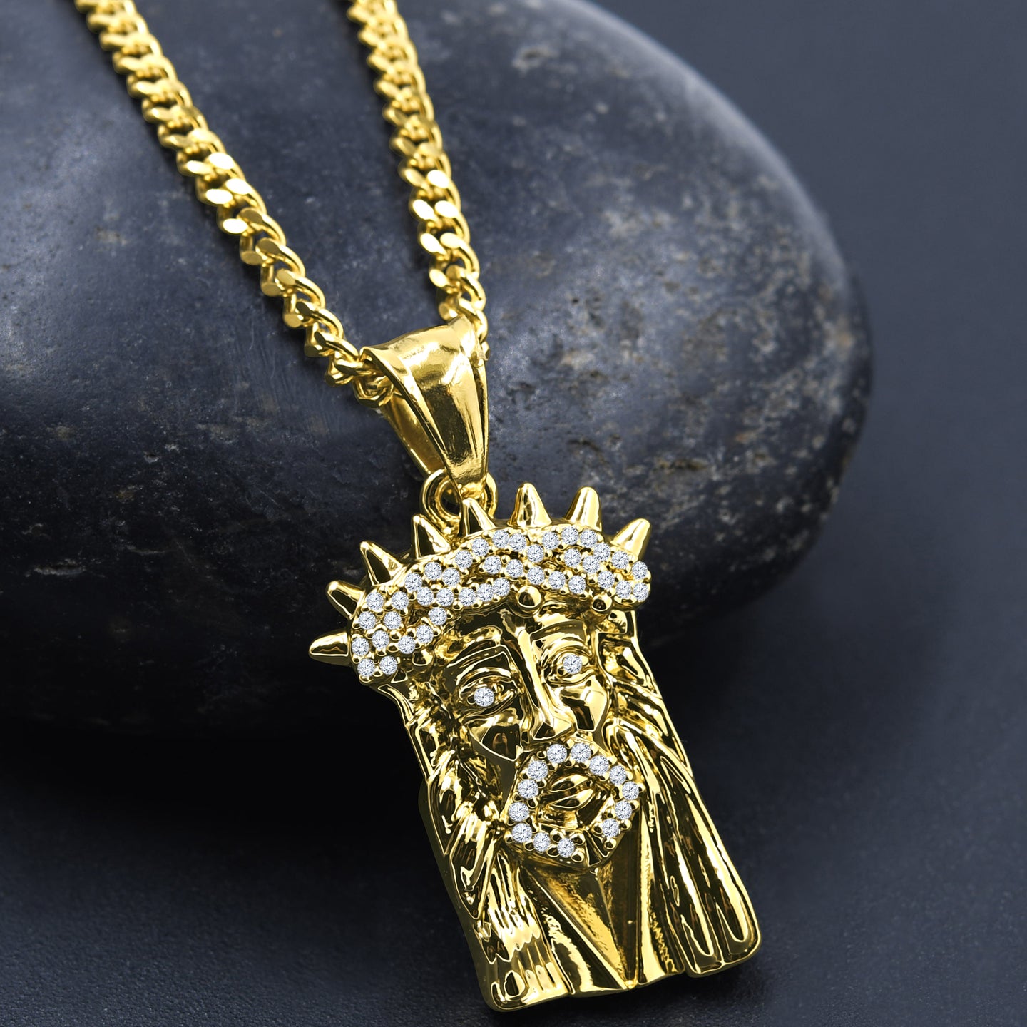 APEX STAINLESS STEEL CHAIN AND CHARM I D912771