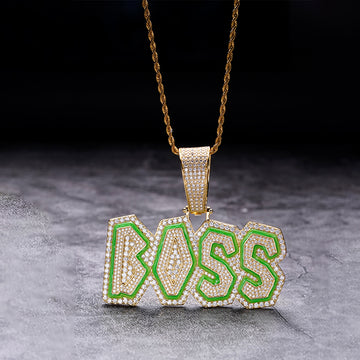 AMULET BRASS PENDANT CZ I 9114621