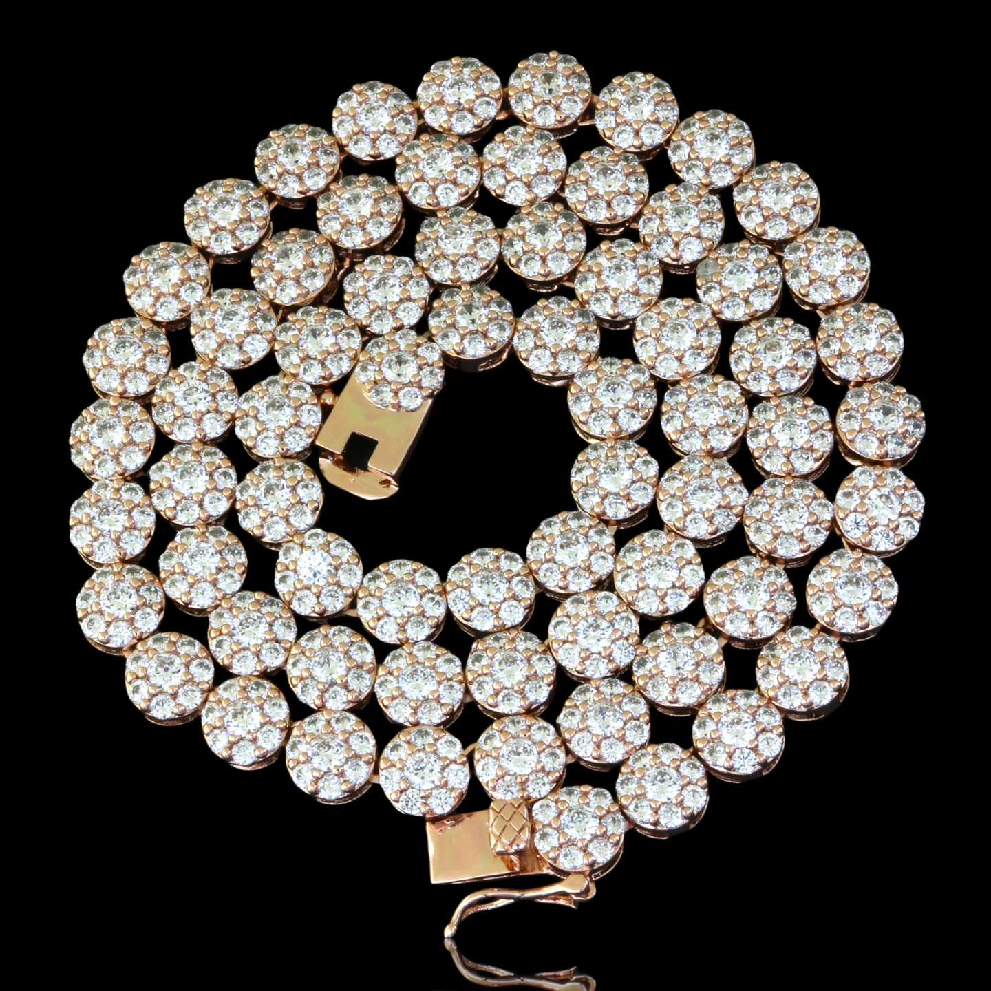 CZ FLOWER CHAIN ONE ROW IN 18''-30'' - 961635