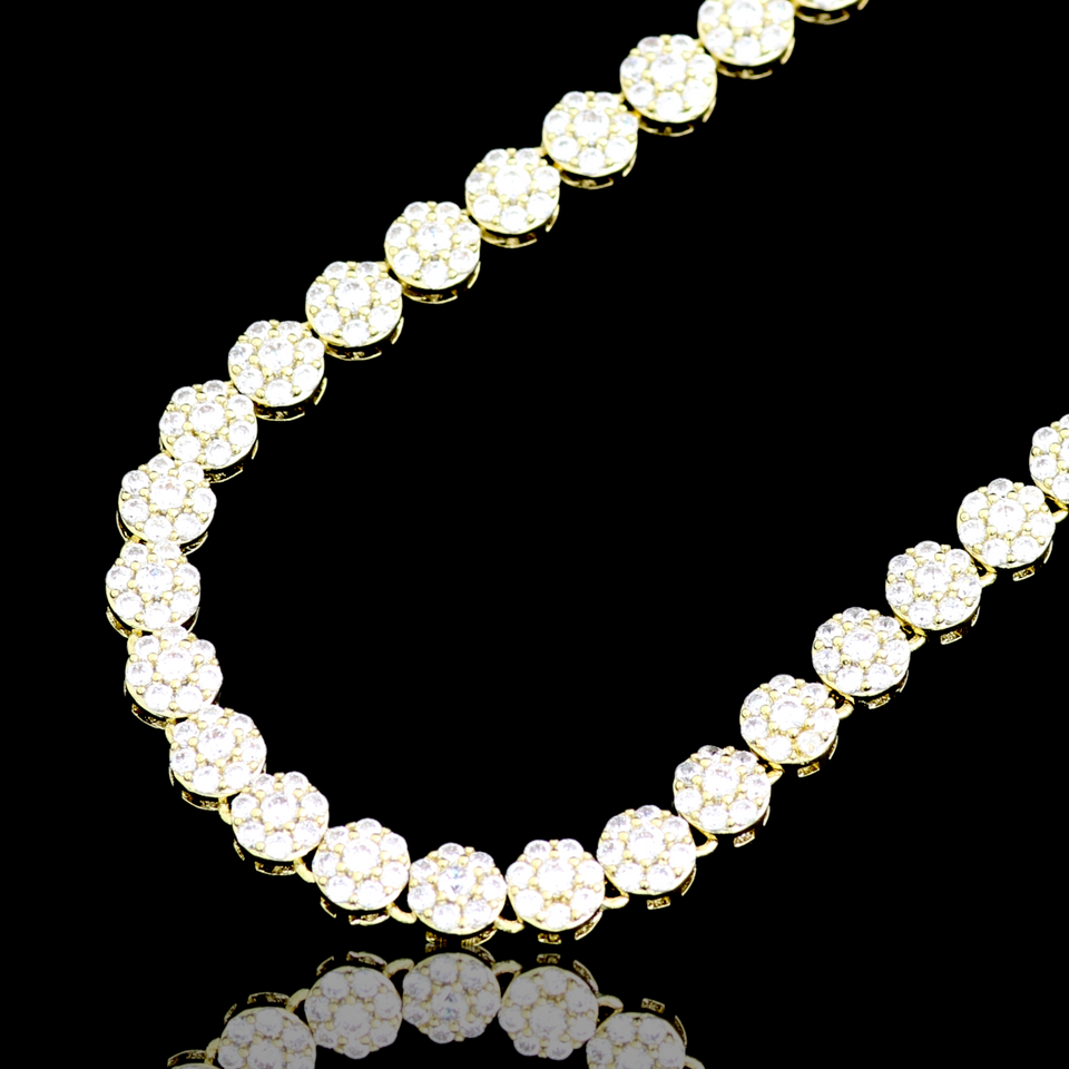 5MM CZ FLOWER CHAIN 18''20''-961452