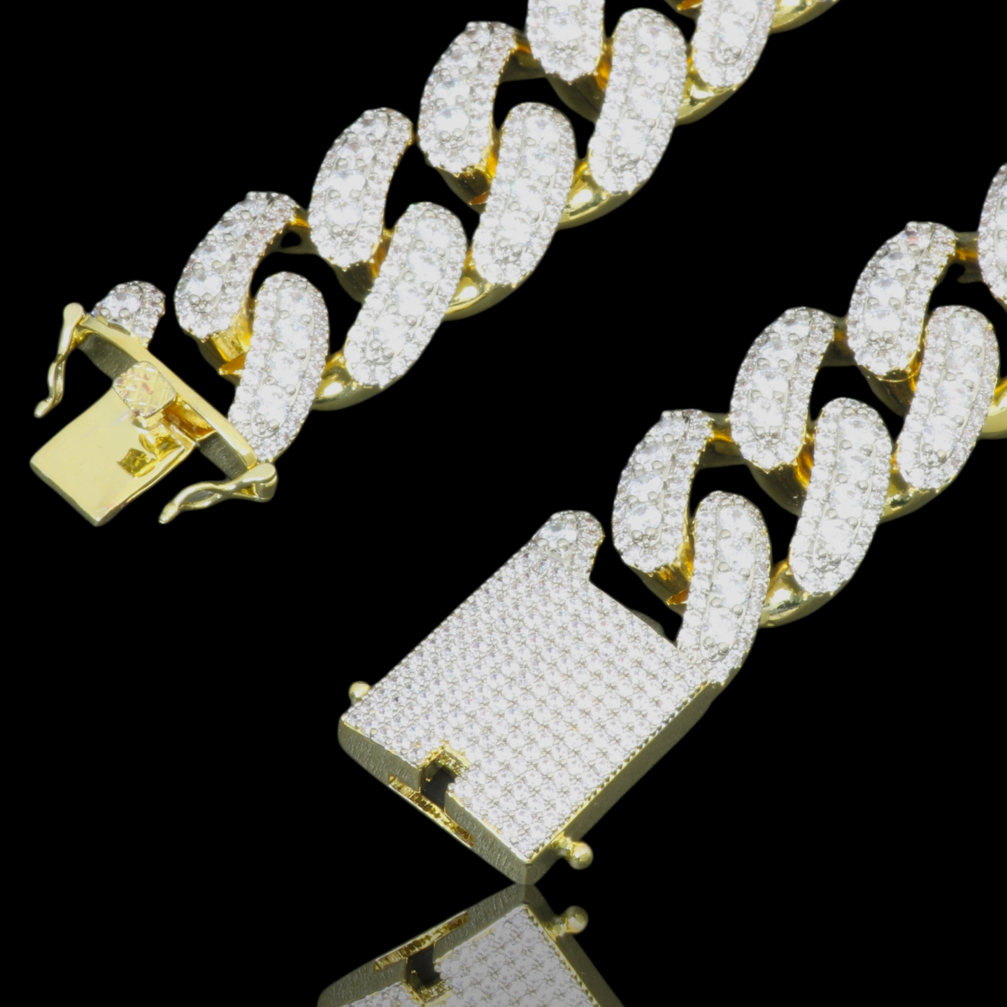 REBOUND BRASS ICED OUT CZ | 962742