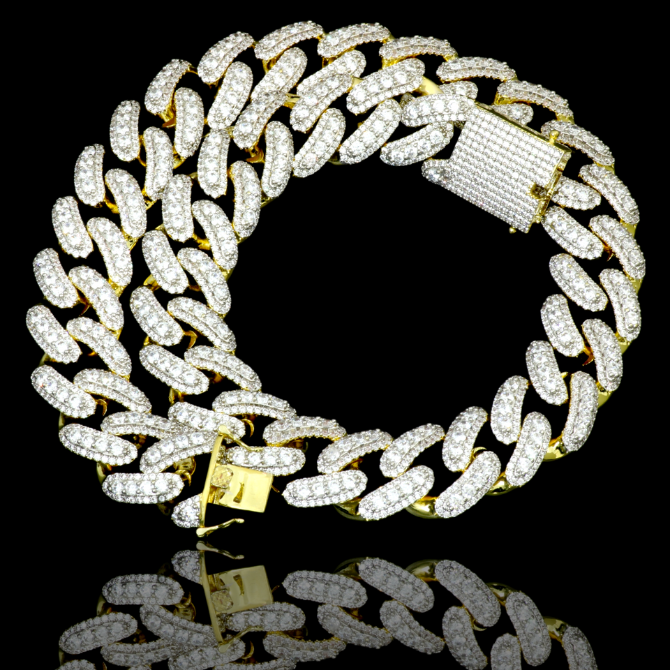 REBOUND BRASS ICED OUT CZ | 962742