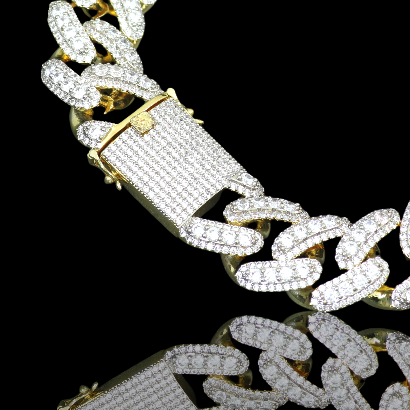 REBOUND BRASS ICED OUT CZ | 962742