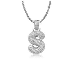 PIPE Rhodium HH Bubble Letter | D916511