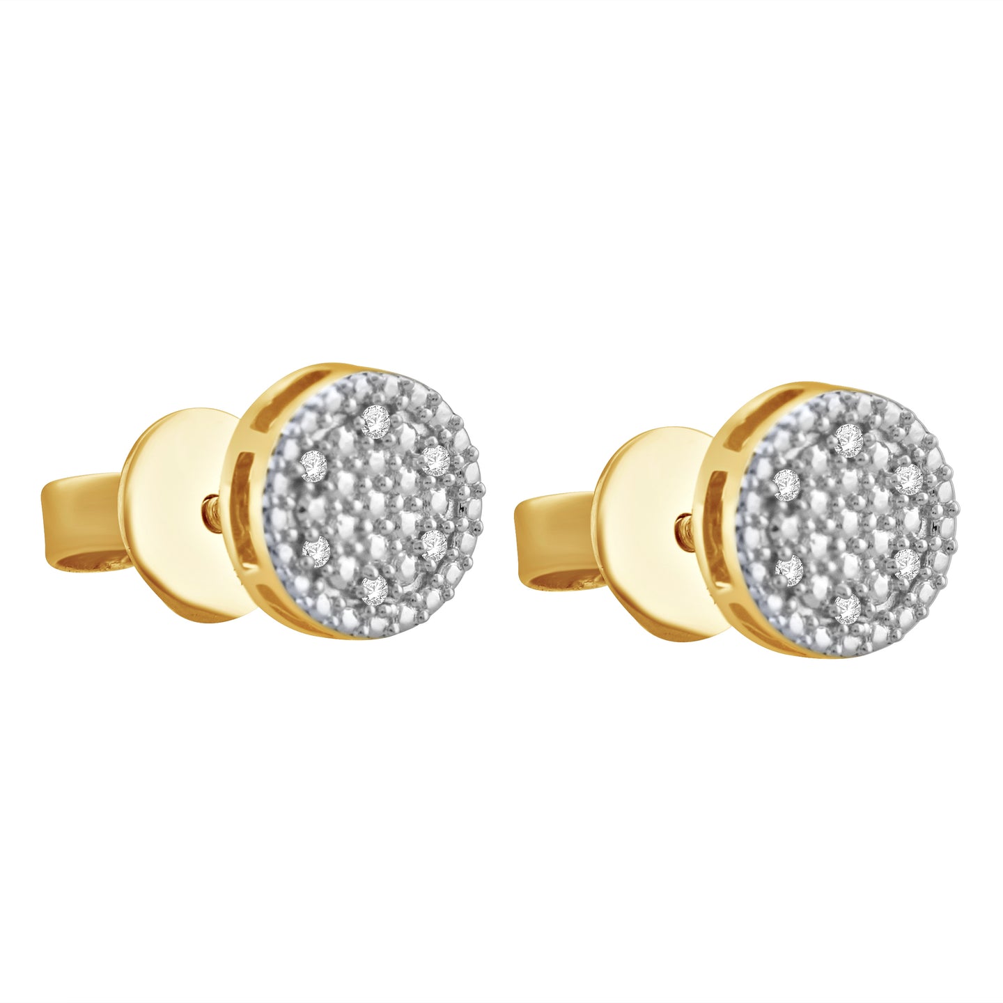 ATRACTIVA 925 REAL DIAMOND EARRINGS I 990691