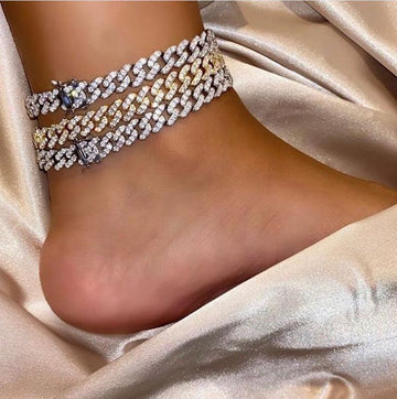 GLINT 8MM CUBAN ANKLET I 962772