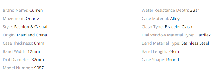 DOUCEUR LADIES STEEL WATCH I 551482