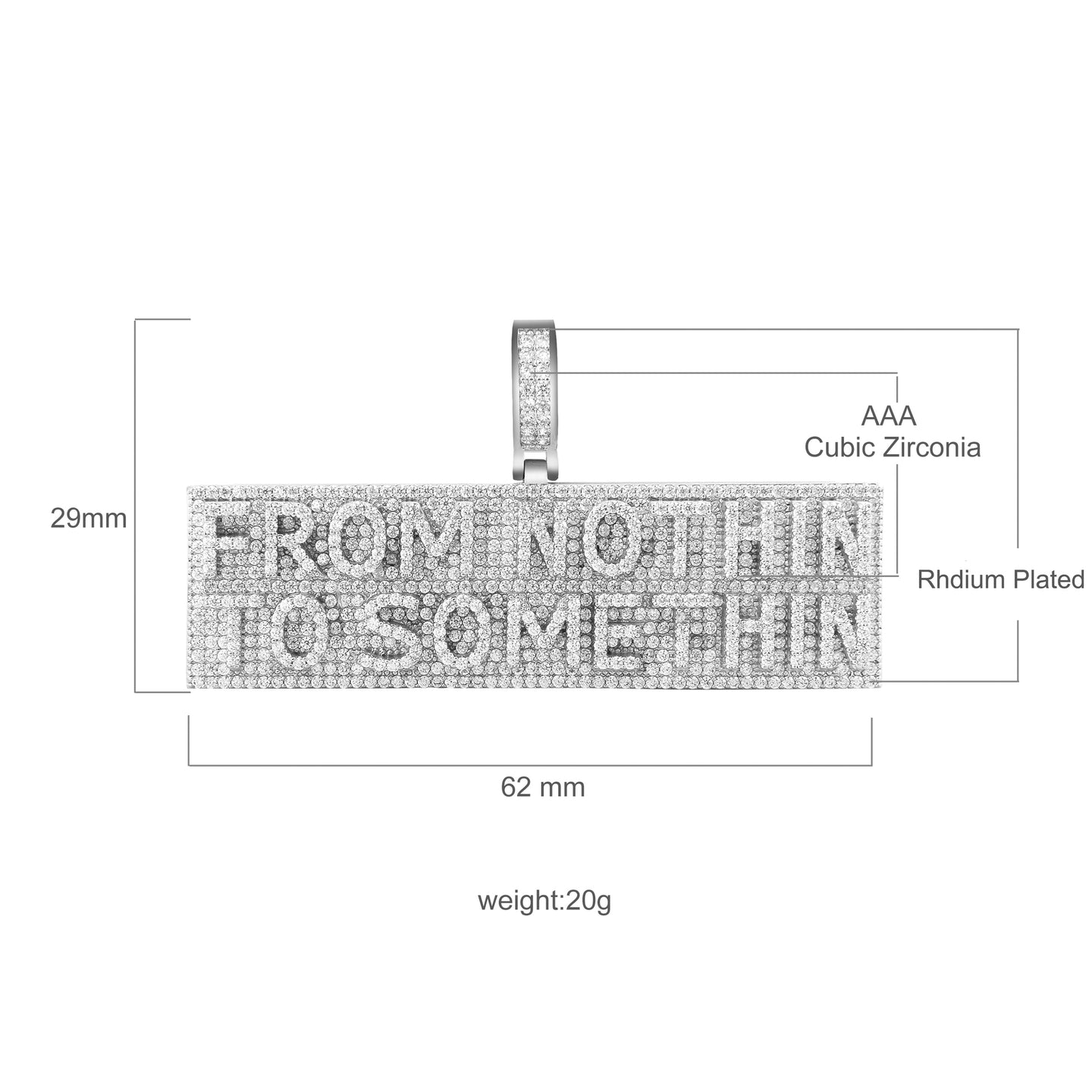 QUOTE CZ 925 Pendant | 9211201