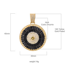 Spin Circle Silver Pendant with CZ Stone-929998