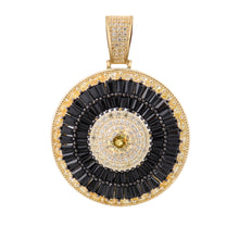 Spin Circle Silver Pendant with CZ Stone-929998