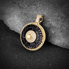 Spin Circle Silver Pendant with CZ Stone-929998